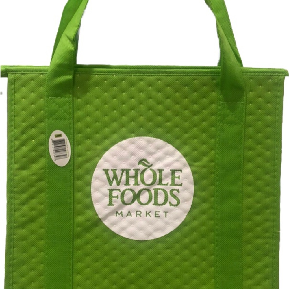 Whole Foods Insulated Bag Reusable Green New